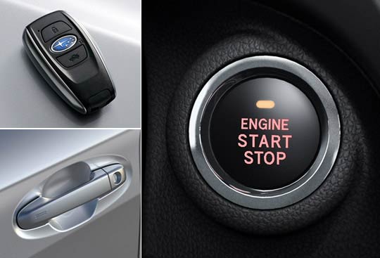SUBARU XV 2.0i ACTIVE EyeSight: Vstup do vozu bez použití klíčku, spouštění motoru tlačítkem